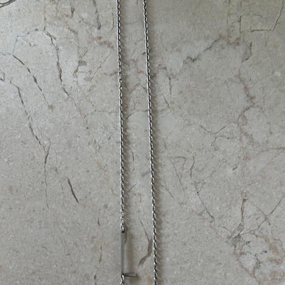 JZJ Jennifer Zeuner 925 Sterling Silver LOVE Elegant Heart Lariat Necklace - Picture 5 of 8